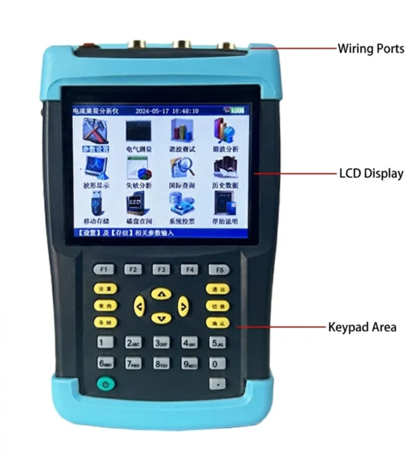 Handheld Power Quality Analyzer for Substation, Factory and Power System Inspection 74/11