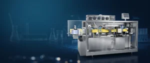 Ampoule filling and sealing machine