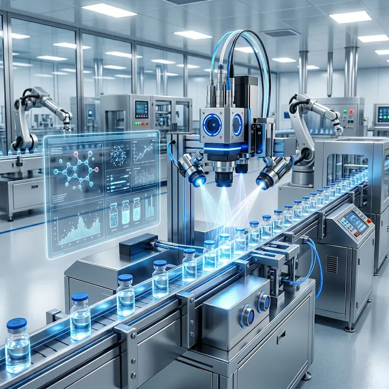 What equipment is used in a pharmaceutical