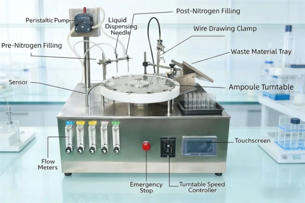Desktop Ampoule Filling And SealingMachine