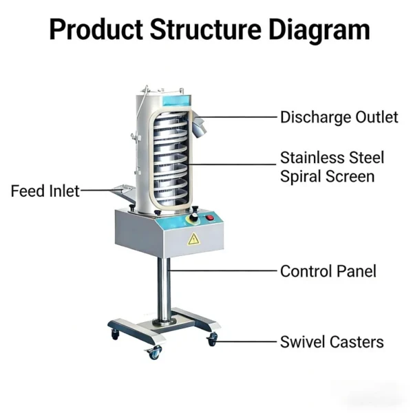 Uphill Tablet Deduster Polishing Machine