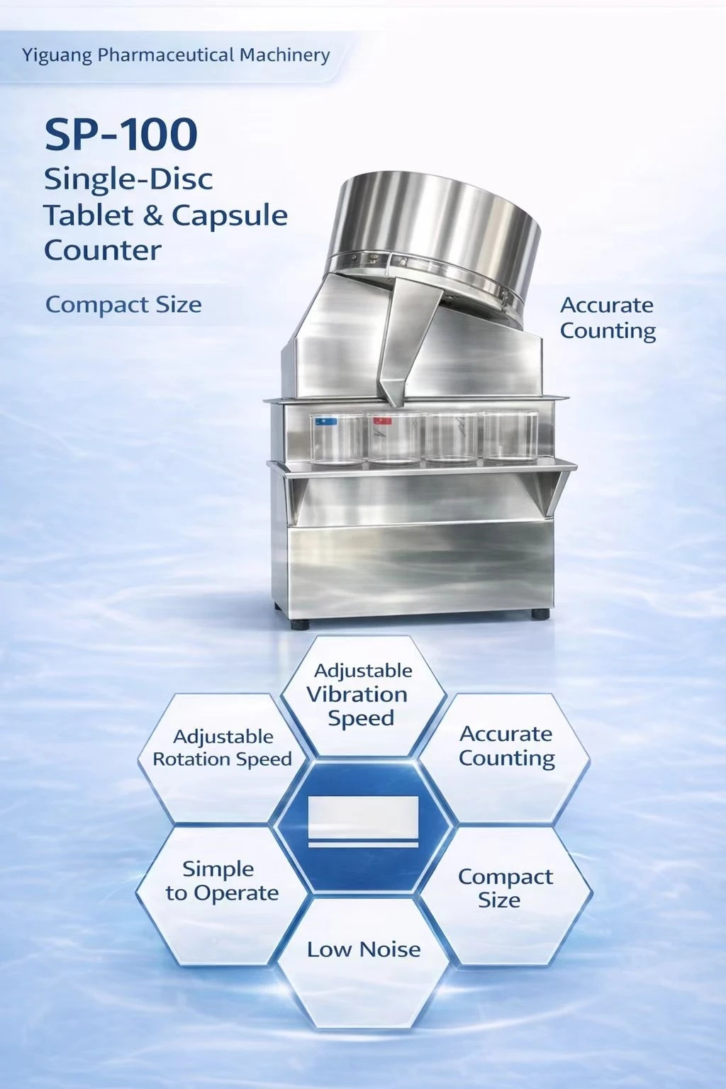 Semi-automatic Tablet and Capsule Counting Machine