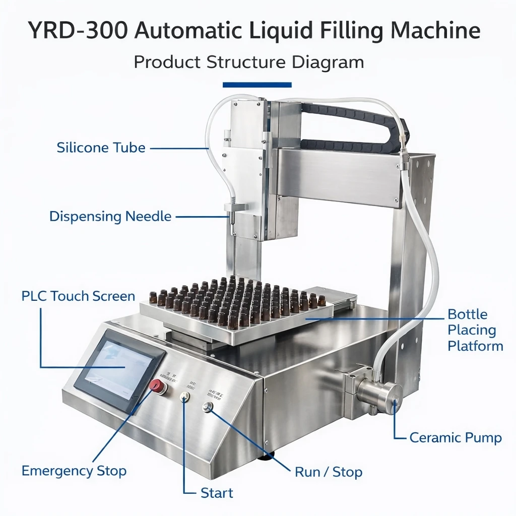 3 Axis Desktop Quantitative Filling Machine