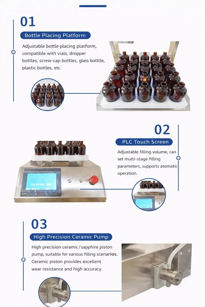 3 Axis Desktop Quantitative Filling Machine