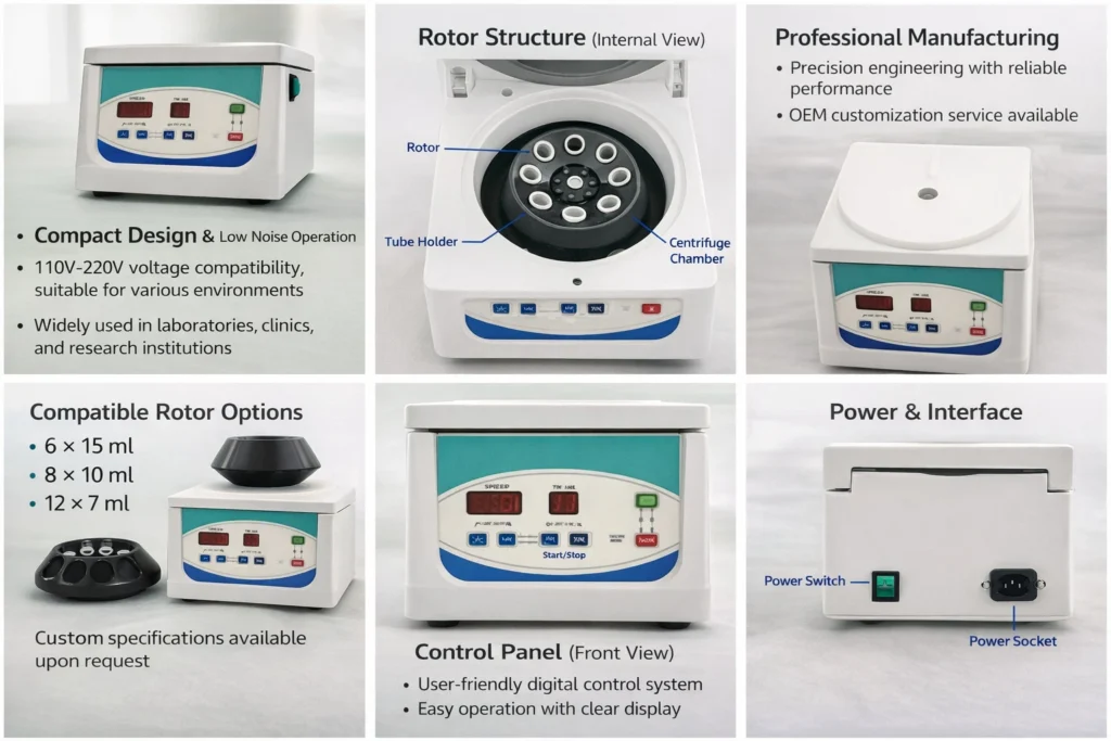TD-4PRP PRP Centrifuge Machine
