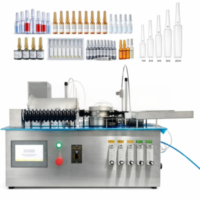 Compact Desktop Automatic Ampoule Filling and Sealing Machine