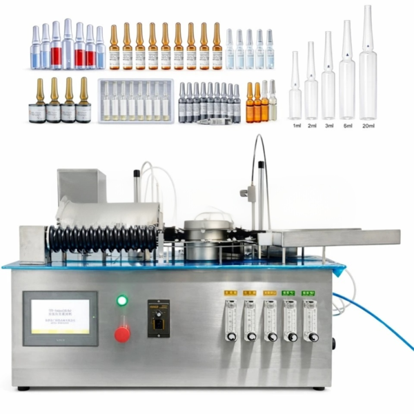 Compact Desktop Automatic Ampoule Filling and Sealing Machine