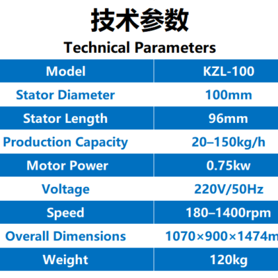 Conical Screen Granulator For Powder Sizing and Particle Size Reduction
