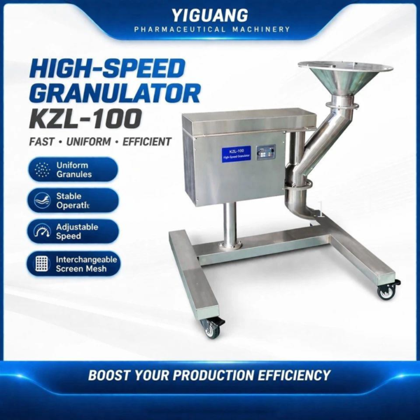Conical Screen Granulator For Powder Sizing and Particle Size Reduction