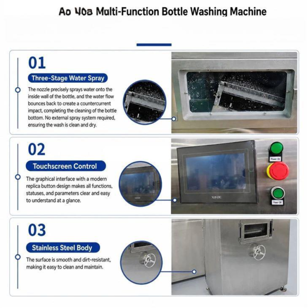 Automatic Ampoule and Vial Washing Machine