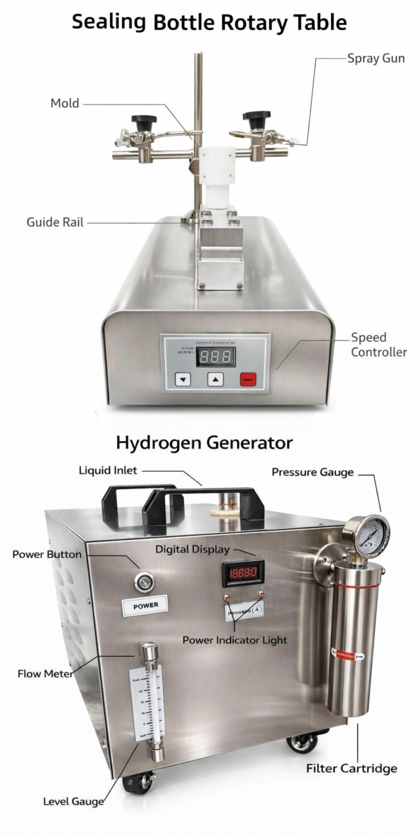 Oxyhydrogen Flame Ampoule Sealing Machine